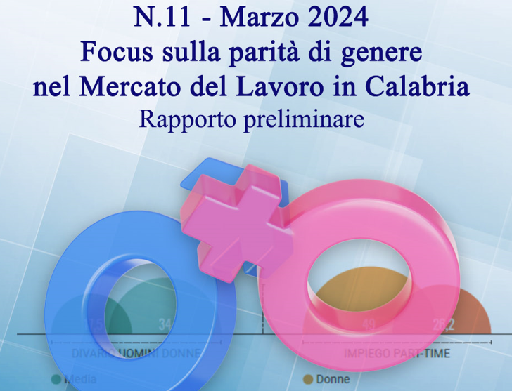 Rubrica N. 11 – Focus sulla parità di genere nel Mercato del Lavoro in Calabria